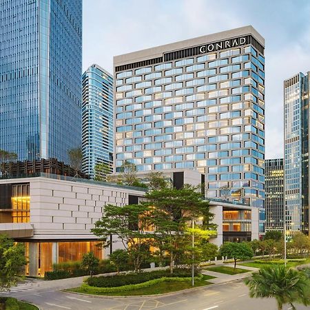 Conrad Shenzhen, The First Art Museum Hotel In Greater Bay Area With The Stunning Bay And Sunset View In The Hotel Terrace מראה חיצוני תמונה