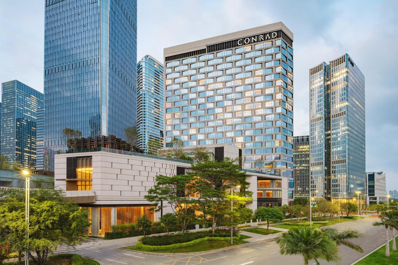 Conrad Shenzhen, The First Art Museum Hotel In Greater Bay Area With The Stunning Bay And Sunset View In The Hotel Terrace מראה חיצוני תמונה