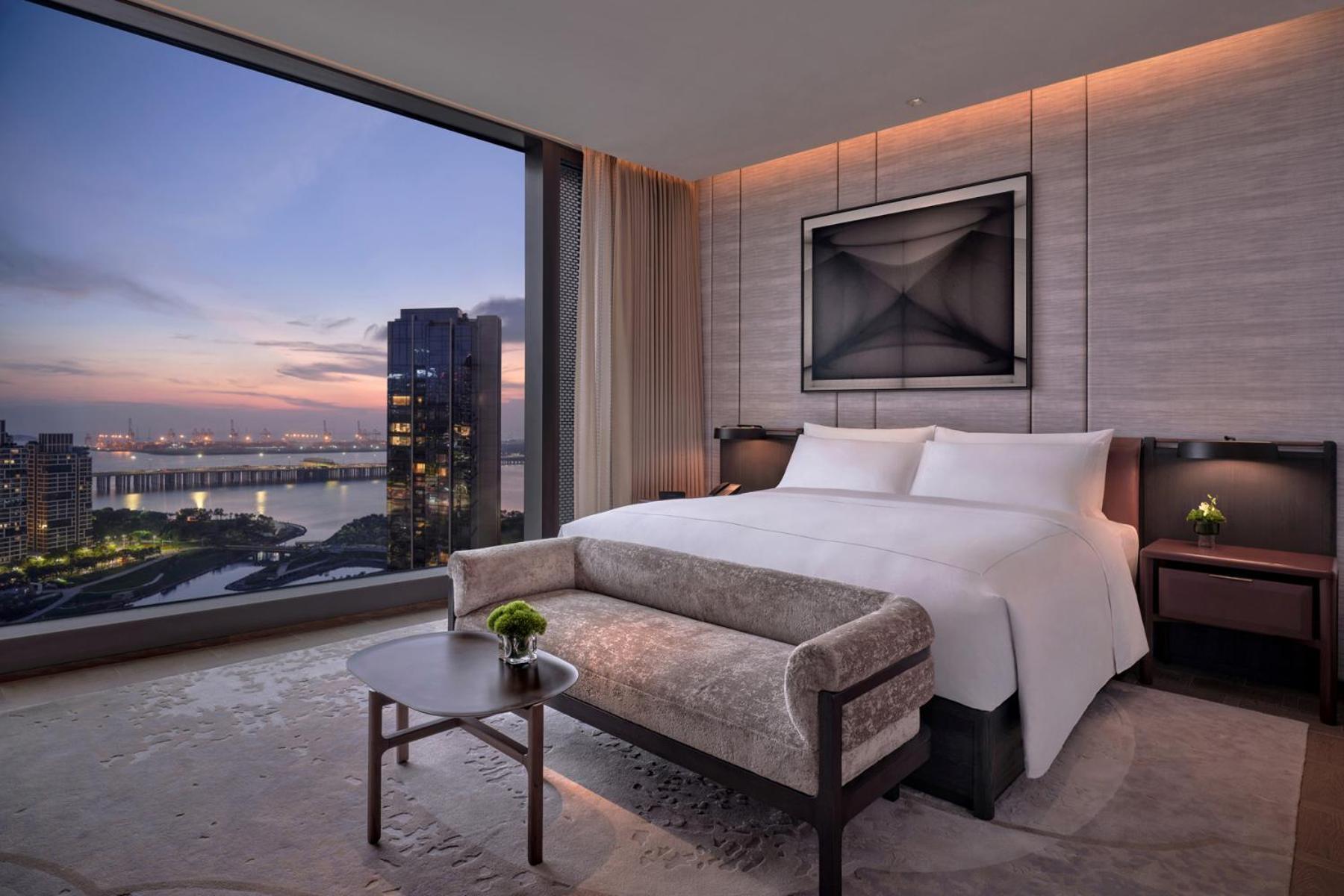 Conrad Shenzhen, The First Art Museum Hotel In Greater Bay Area With The Stunning Bay And Sunset View In The Hotel Terrace מראה חיצוני תמונה