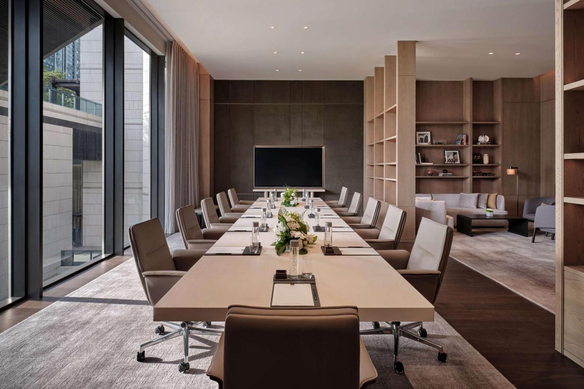 Conrad Shenzhen, The First Art Museum Hotel In Greater Bay Area With The Stunning Bay And Sunset View In The Hotel Terrace מראה חיצוני תמונה