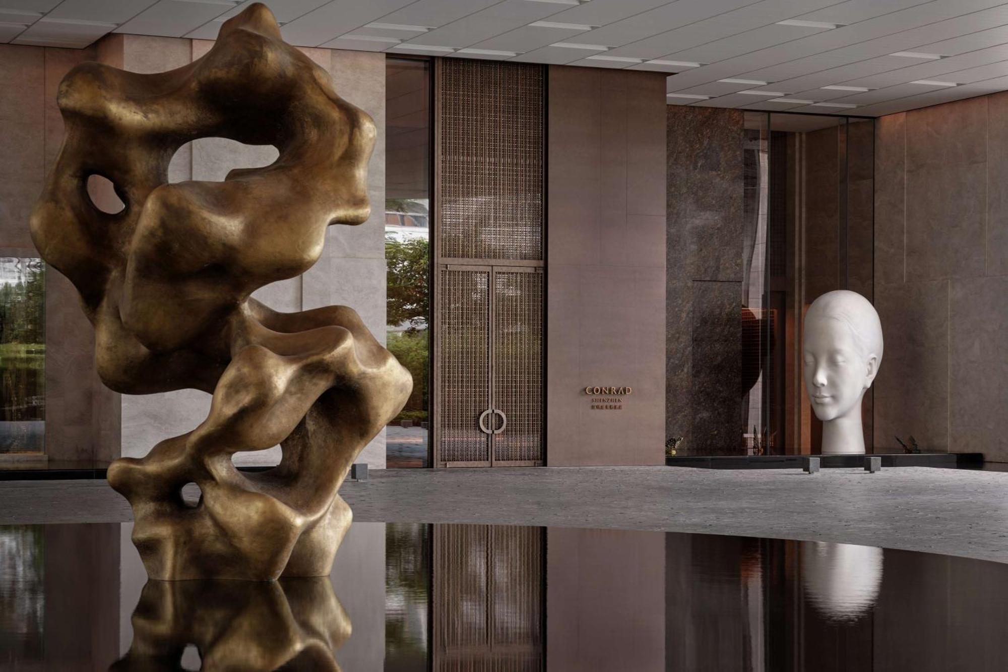 Conrad Shenzhen, The First Art Museum Hotel In Greater Bay Area With The Stunning Bay And Sunset View In The Hotel Terrace מראה חיצוני תמונה