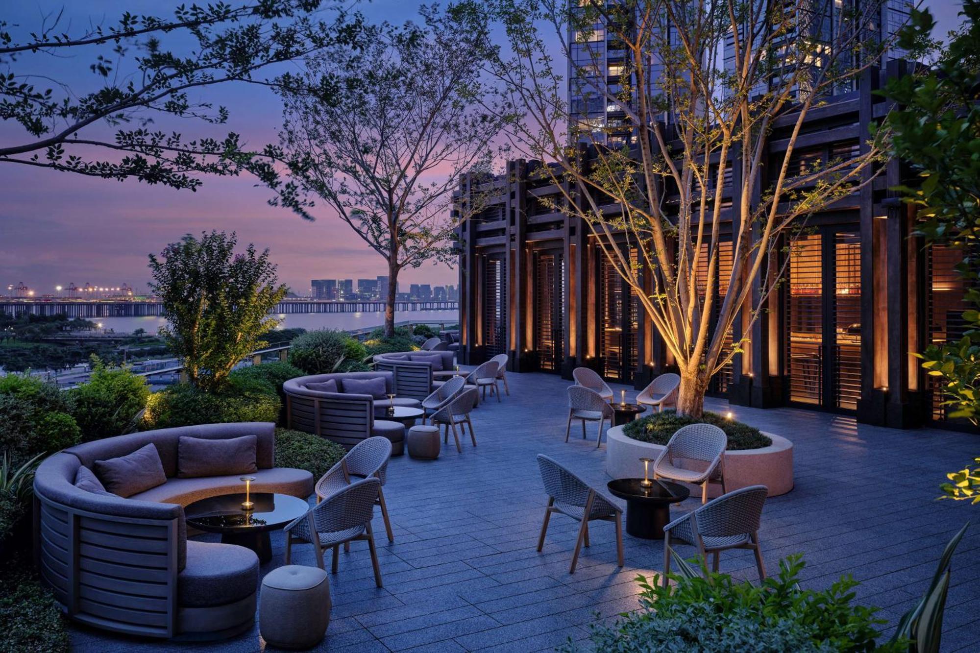 Conrad Shenzhen, The First Art Museum Hotel In Greater Bay Area With The Stunning Bay And Sunset View In The Hotel Terrace מראה חיצוני תמונה