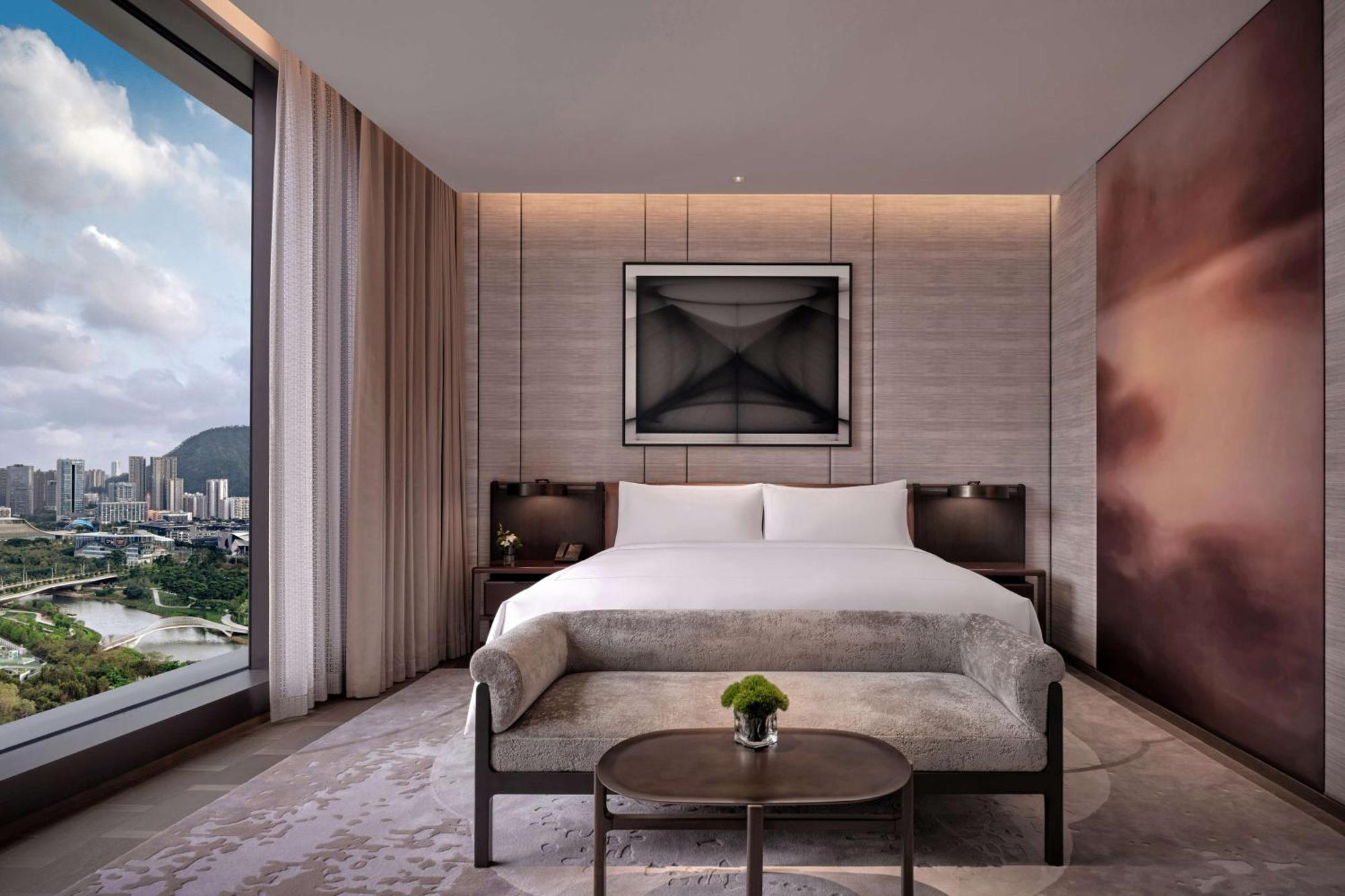 Conrad Shenzhen, The First Art Museum Hotel In Greater Bay Area With The Stunning Bay And Sunset View In The Hotel Terrace מראה חיצוני תמונה
