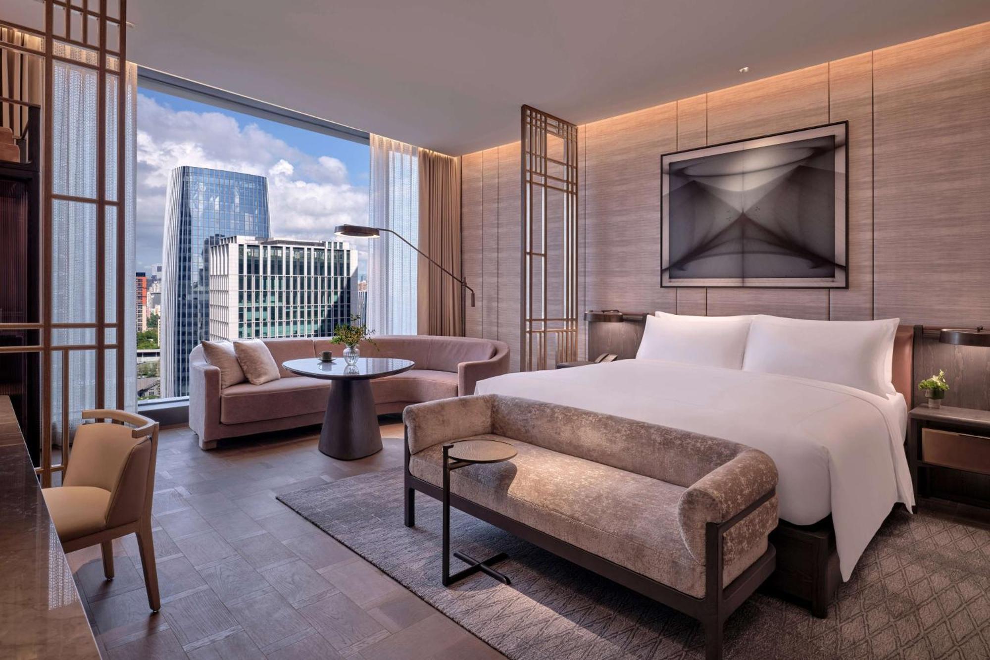 Conrad Shenzhen, The First Art Museum Hotel In Greater Bay Area With The Stunning Bay And Sunset View In The Hotel Terrace מראה חיצוני תמונה