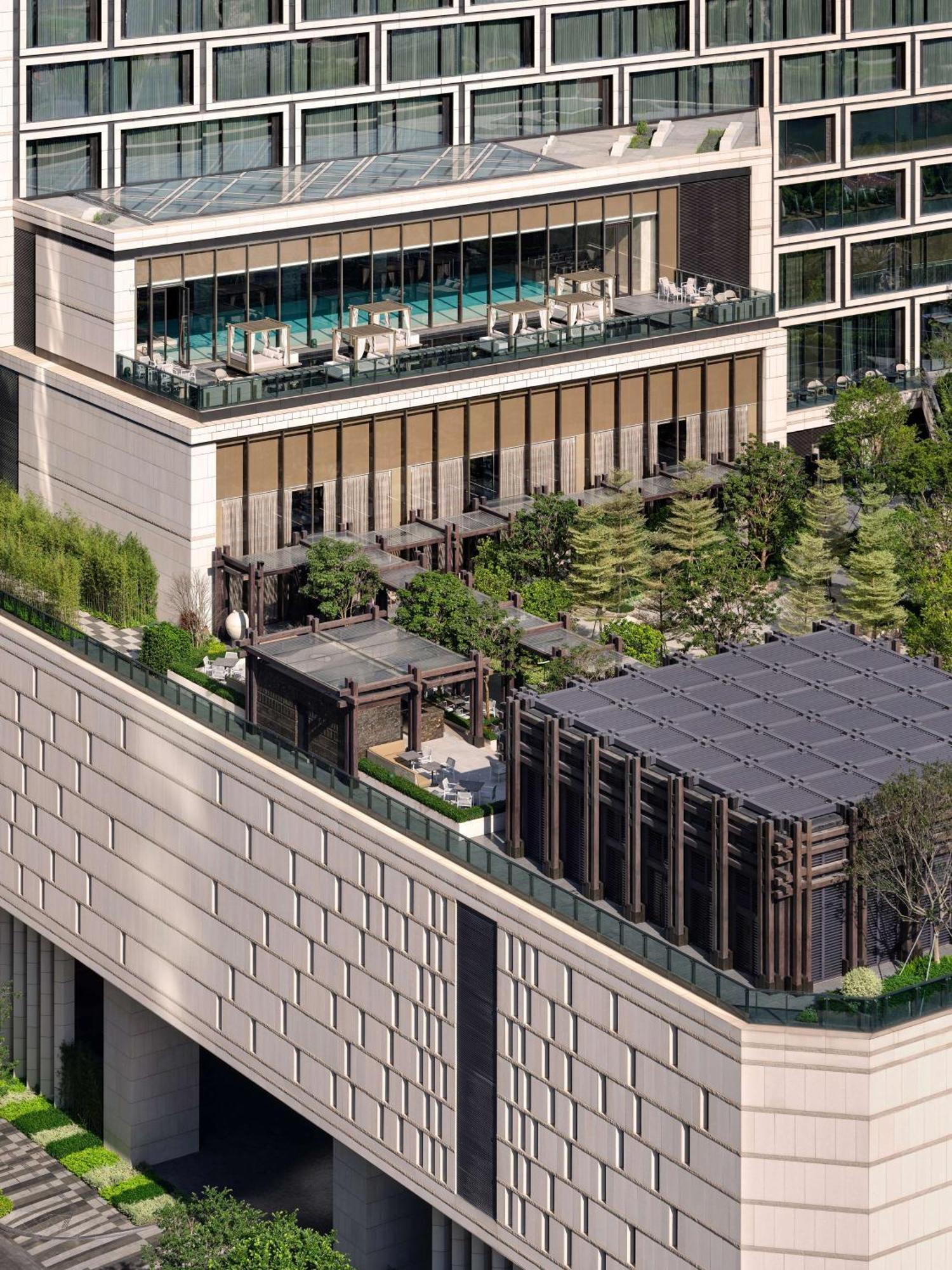 Conrad Shenzhen, The First Art Museum Hotel In Greater Bay Area With The Stunning Bay And Sunset View In The Hotel Terrace מראה חיצוני תמונה