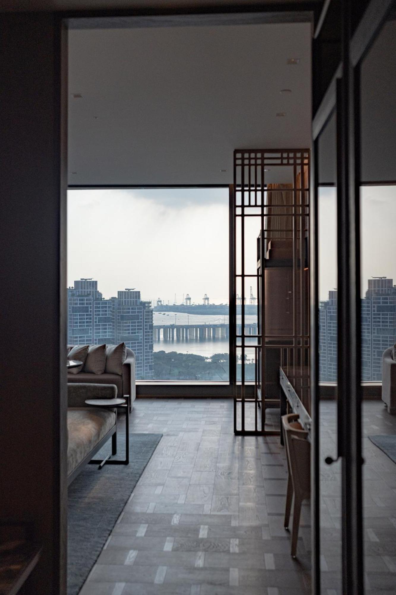 Conrad Shenzhen, The First Art Museum Hotel In Greater Bay Area With The Stunning Bay And Sunset View In The Hotel Terrace מראה חיצוני תמונה