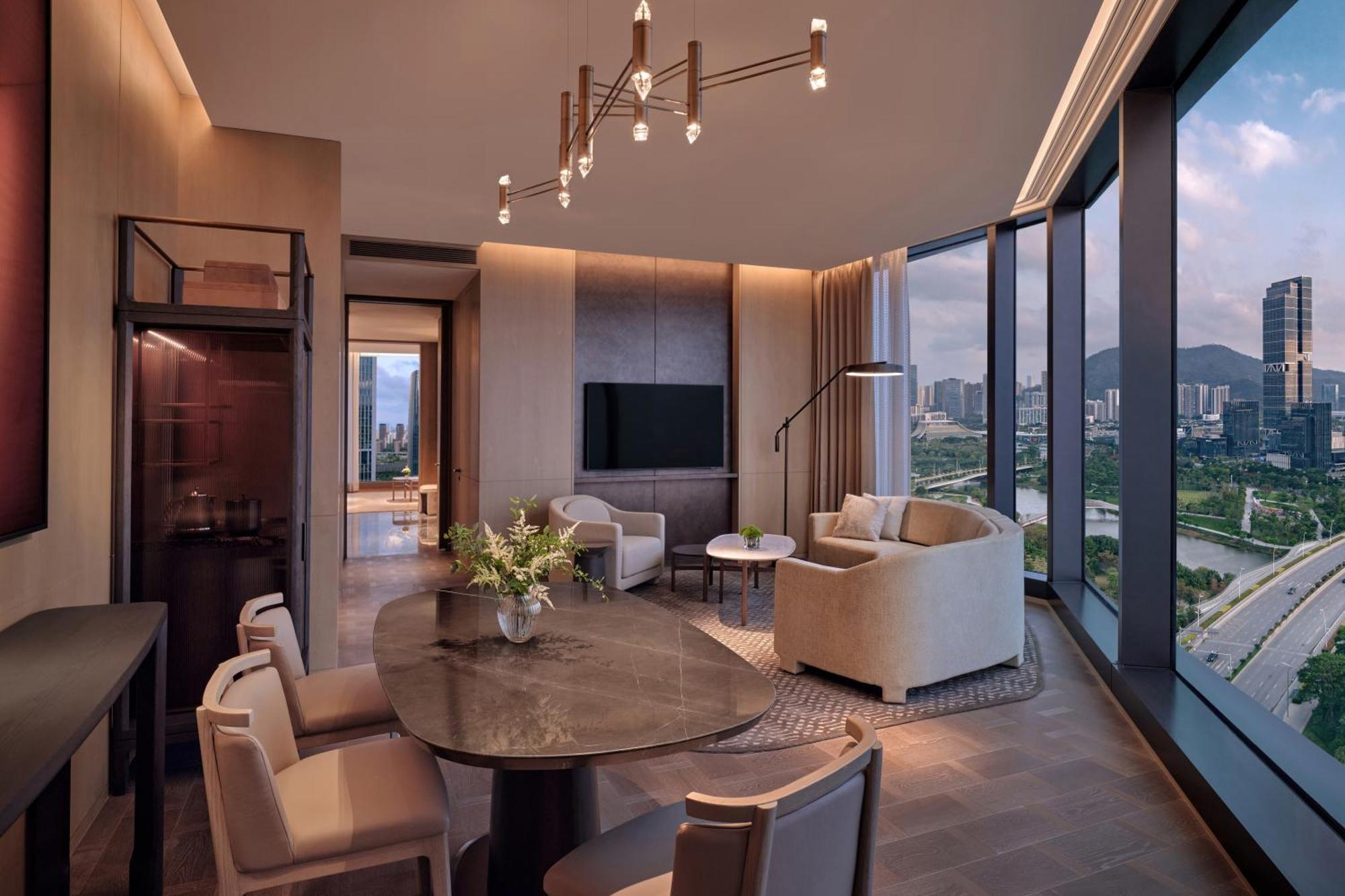 Conrad Shenzhen, The First Art Museum Hotel In Greater Bay Area With The Stunning Bay And Sunset View In The Hotel Terrace מראה חיצוני תמונה